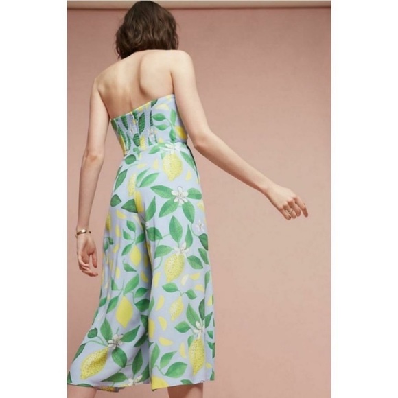 Maeve Lemon Grove Strapless Jumpsuit - Picture 2 of 6